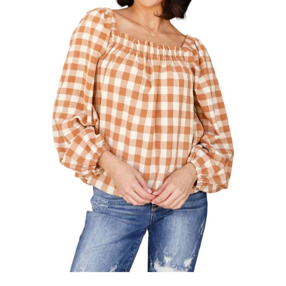 NEW JODIFL one fine afternoon top in caramel